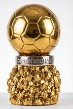 Personalized Ballon d'Or Inspired Trophy | Custom Coach Award | Football Coach Gift | Golden Soccer Trophy | Custom Name Award