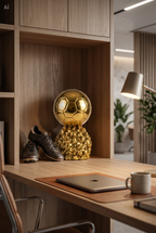 Personalized Ballon d'Or Inspired Trophy | Custom Coach Award | Football Coach Gift | Golden Soccer Trophy | Custom Name Award