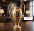 Personalized Soccer Trophy | Custom Football Champion Cup | Engraved Name Trophy | Coach Gift | League Cup Award | Soccer Desk Decor