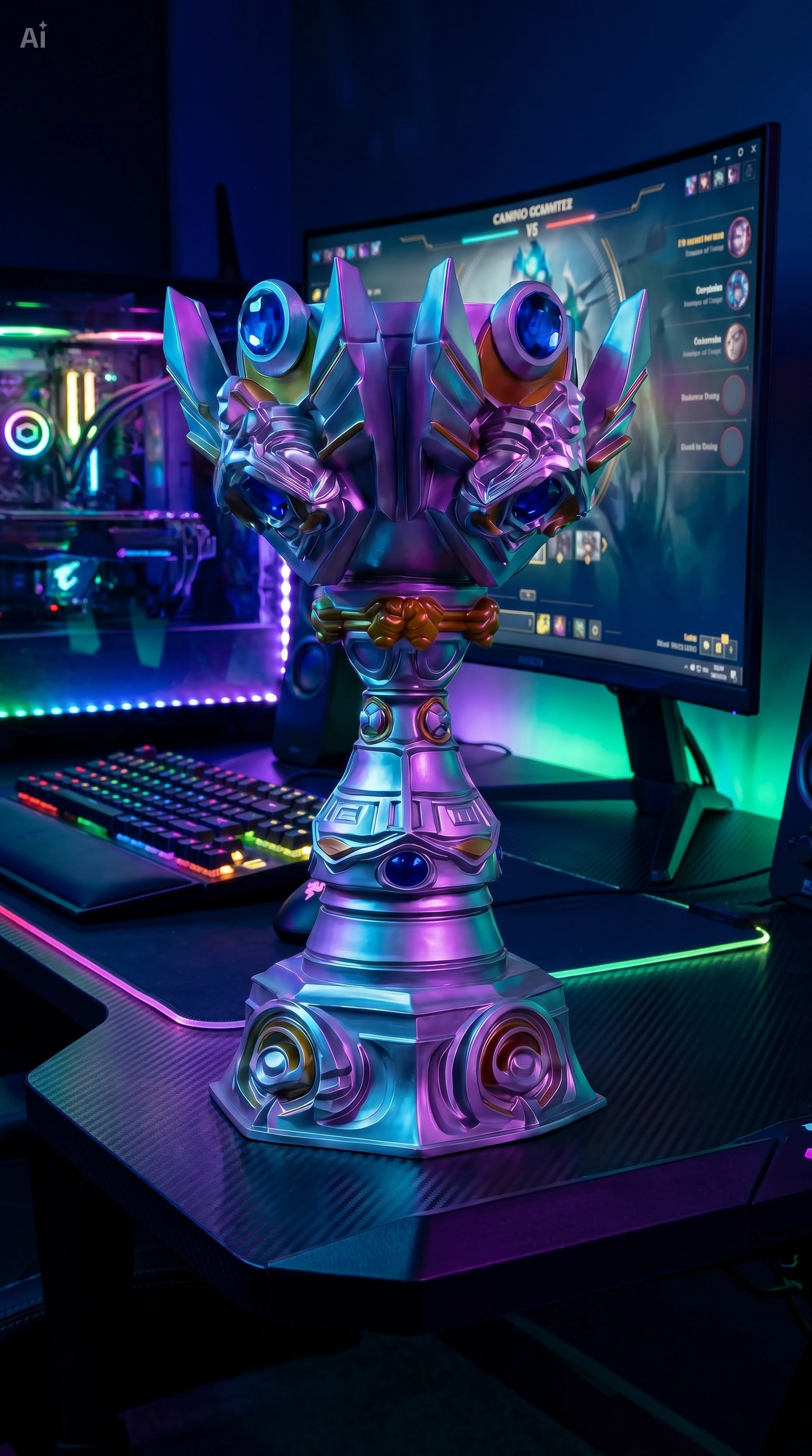 League of Legends Summoner's Cup Replica Trophy - Customize Name