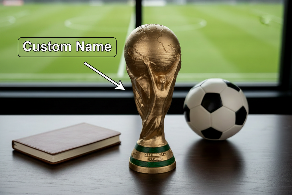 Personalized Soccer Trophy – Stunning Setting